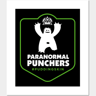 Paranormal Punchers #puddingskin Badge Posters and Art